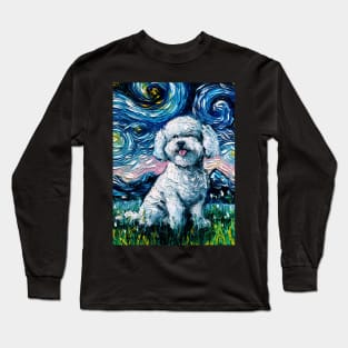 Bichon Frise Night Long Sleeve T-Shirt